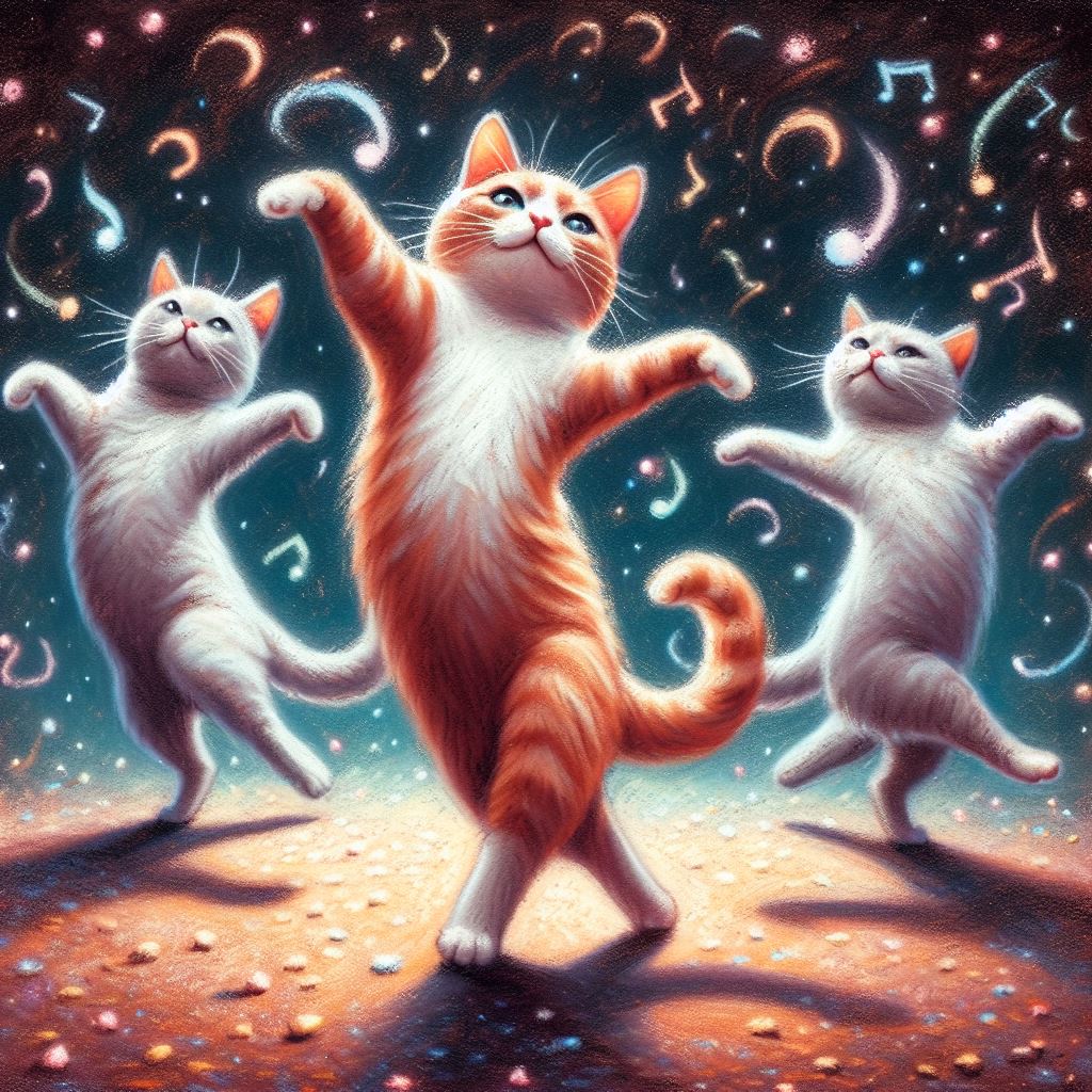 猫のダンス